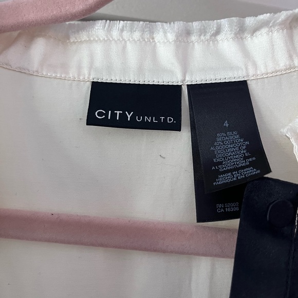 CITYUNLTD. Silk Lace Cami size 4 NWT - Picture 7 of 7